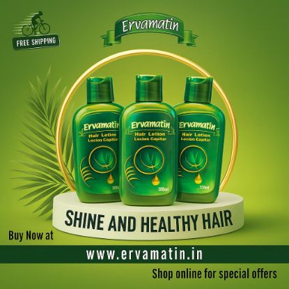 Picture of Ervamatin Hair Growth Lotion 3 Bottles
